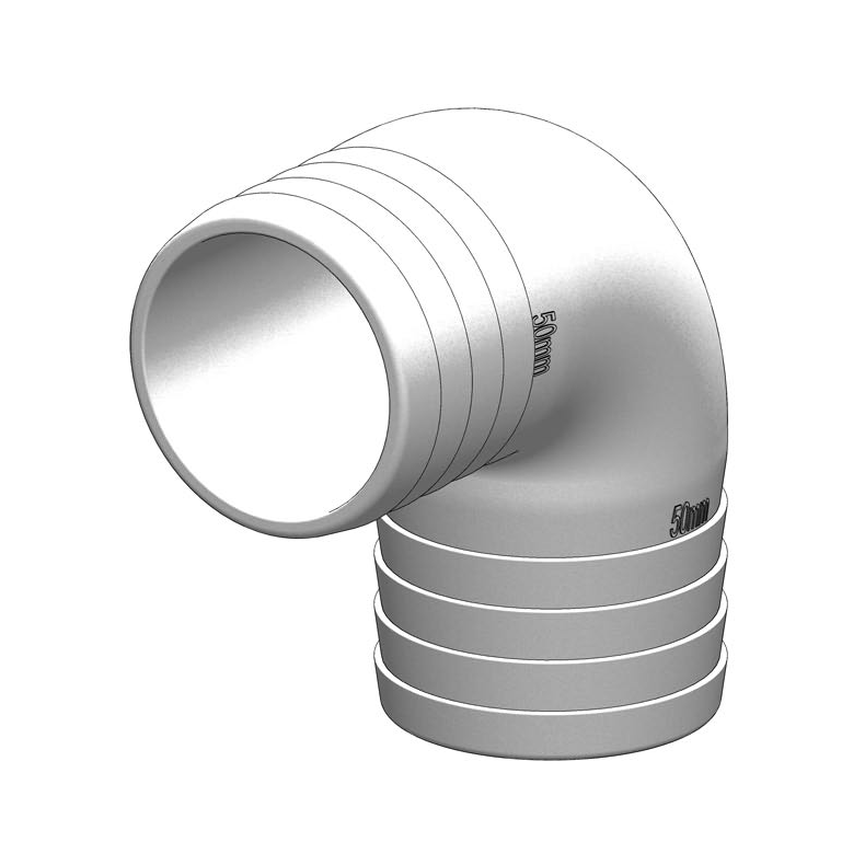 VINKELSTYKKE 90GR. HVID, TRUDESIGN Trudesign Vinkelstykke 90� 38mm hvid