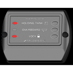 Trudesign Elektrisk Y-ventil med panel, 12- 24V
