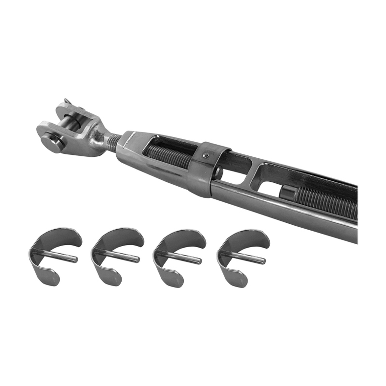 Sureclip B  Secure Clips rustfri   10 mm (3/8")