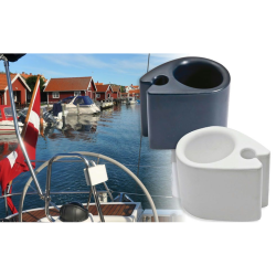 Ocean hvid holder til div. ting clip on monteres p 22-26mm