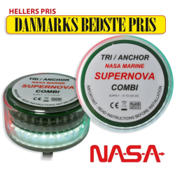 Nasa Led lanterne supernova combi anker/tricolour
