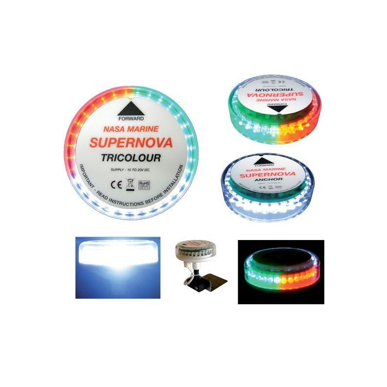 Nasa Led lanterne supernova tricolour
