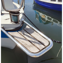 Stvnplatform med teak 65x33cm 32mm rr