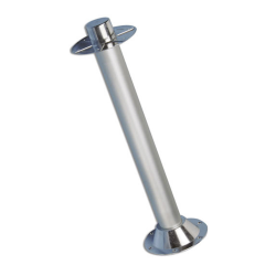 Bordsjle komplet med top og bundbase 70 cm - Alu.