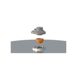 Gobius C Adapter for Stltanke - med hul 1,25
