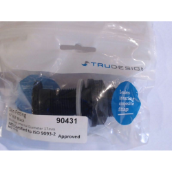 Gennemfring komposit, sort