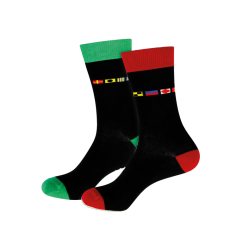 Kaptajn med signal flag strmper rd/grn