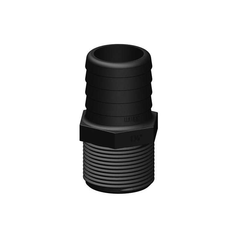 Trudesign slangestuds komposit, sort Trudesign Slangestuds han komposit sort 1 1/4" 38mm