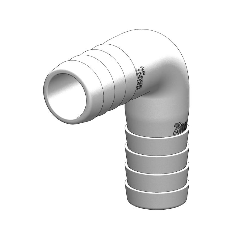 VINKELSTYKKE 90GR. HVID, TRUDESIGN Trudesign Vinkelstykke 90� 19mm hvid