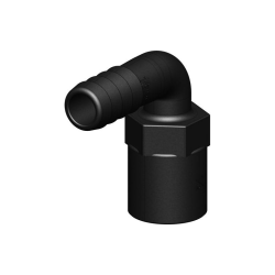 Slangestuds 90* indv. gevind komposit