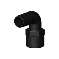 Slangestuds 90* indv. gevind komposit