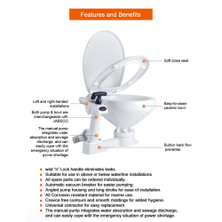 Marine Toilet Compact, Seaflo
