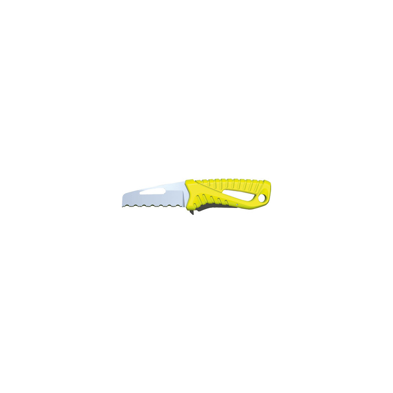 Wichard Rescue kniv fast blad Gul