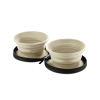 Rejse hundeskl silicone m.taske rd 750 ml
