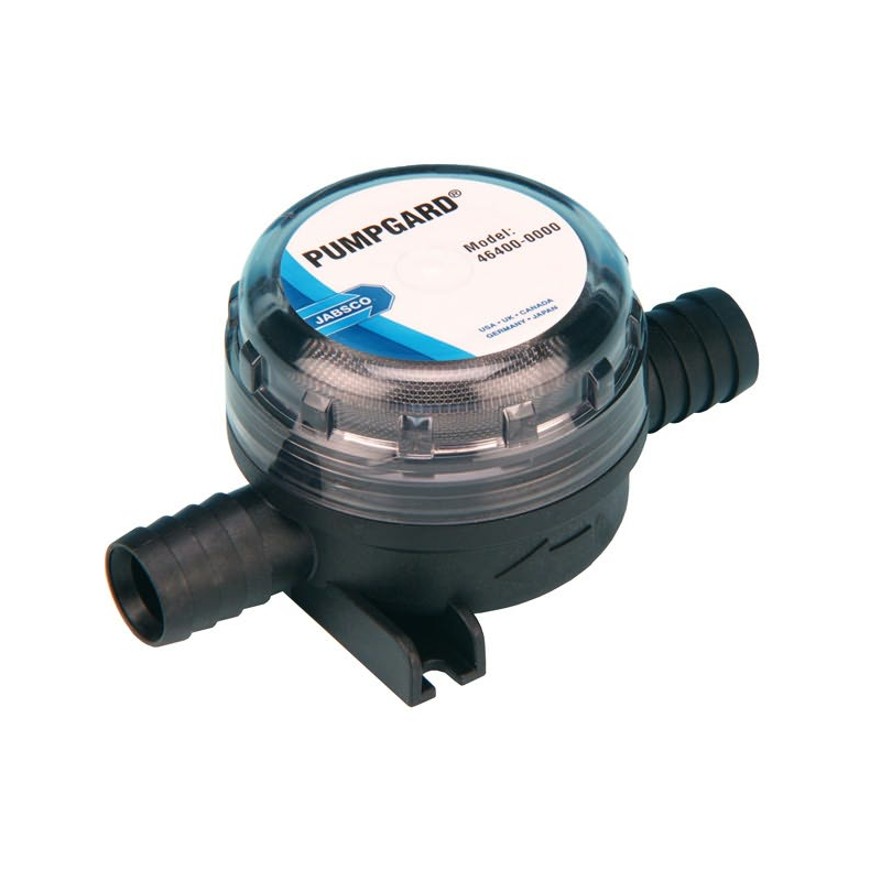 Jabsco Filter Jabsco pumpgard filter 19mm (3/4") slangestuds
