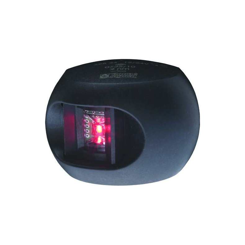 Aquasignal 34 Top Sort 12/24v Led lanterne serie 34, bagbord