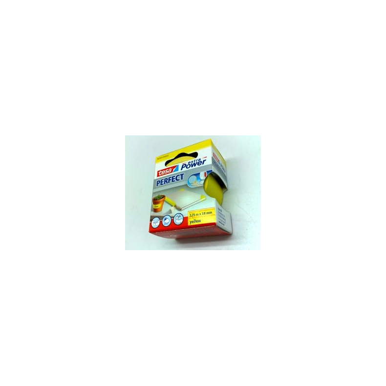 Tesa Tape 19mm X2.75  Hvid Tesatape 38mmx2.75m gul