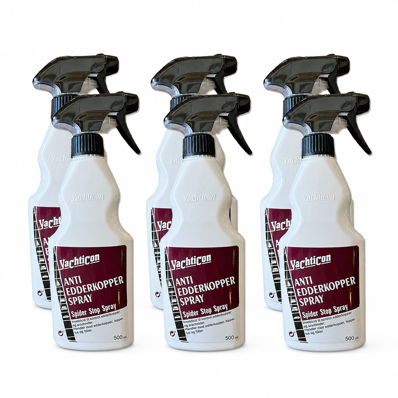 Anti-Edderkoppe Spray 6 x 500ml