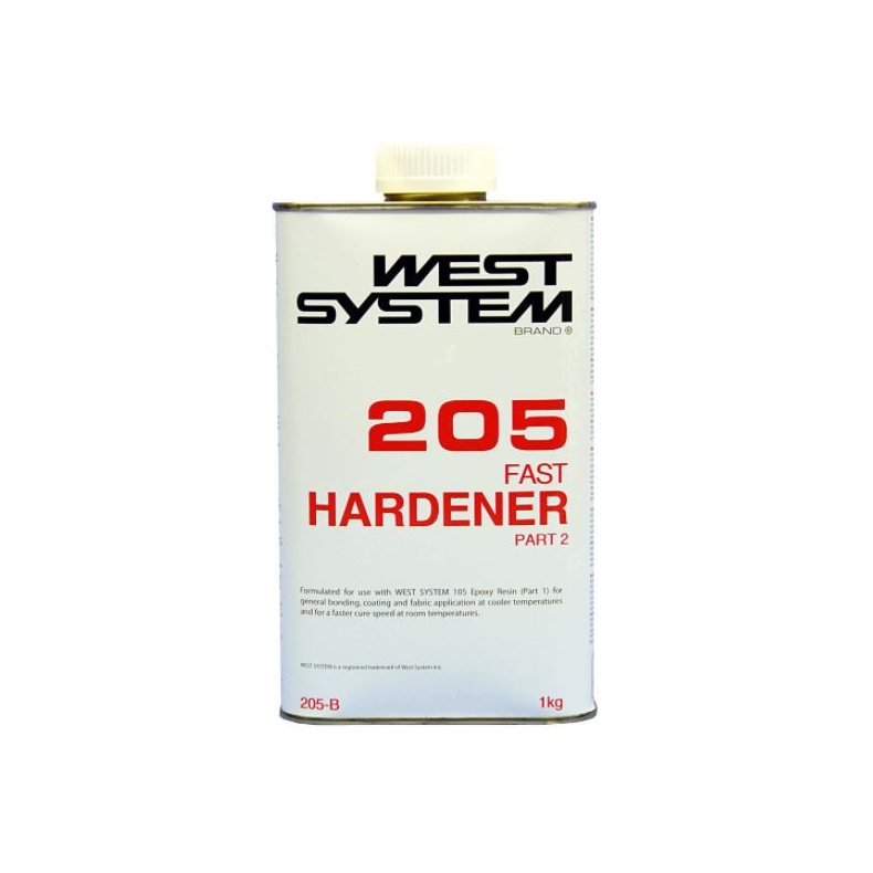 West System Epoxy Hrder 205 - Hurtighrder West System Epoxy Hrder 205 B      1.00 Kg - Husk Tilkb Base