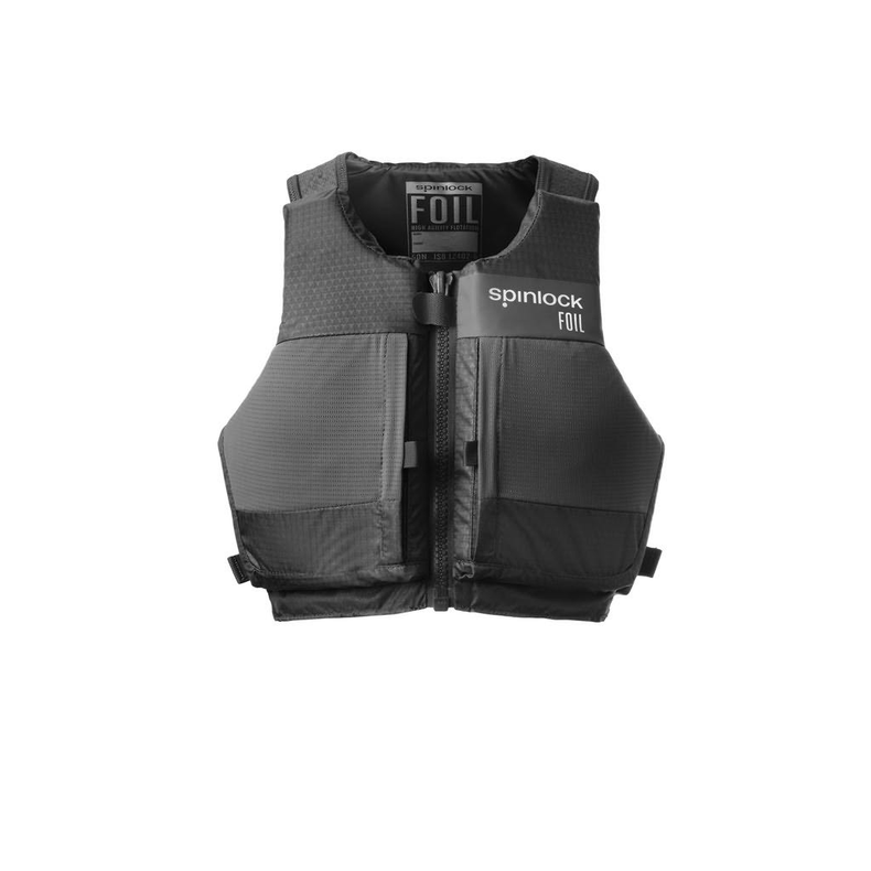 Spinlock jolle/svmme/flydevest FOIL, Farve Sort, Strrelse S