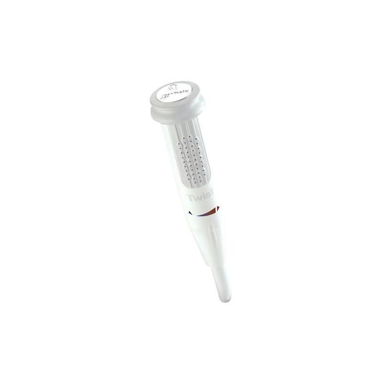 Bruser twist gr/Hvid lige vinkl. bulk