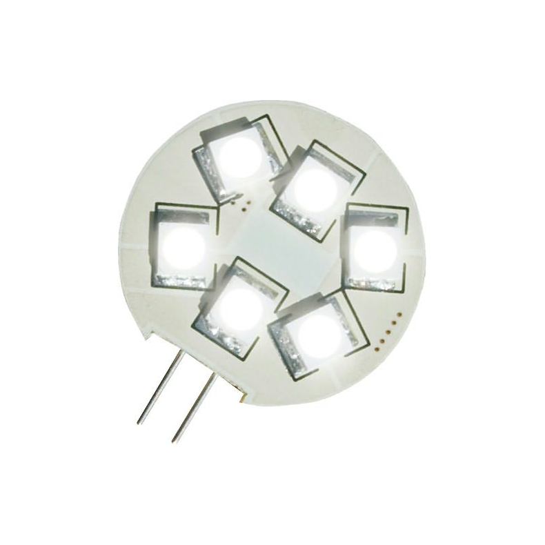 LED PRER Led g4-kort 8-30v v.hvid pin side 6-smd