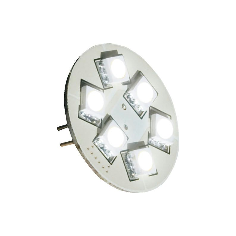 LED PRER Led g4-kort 8-30v v.hvid pin bag 6-smd