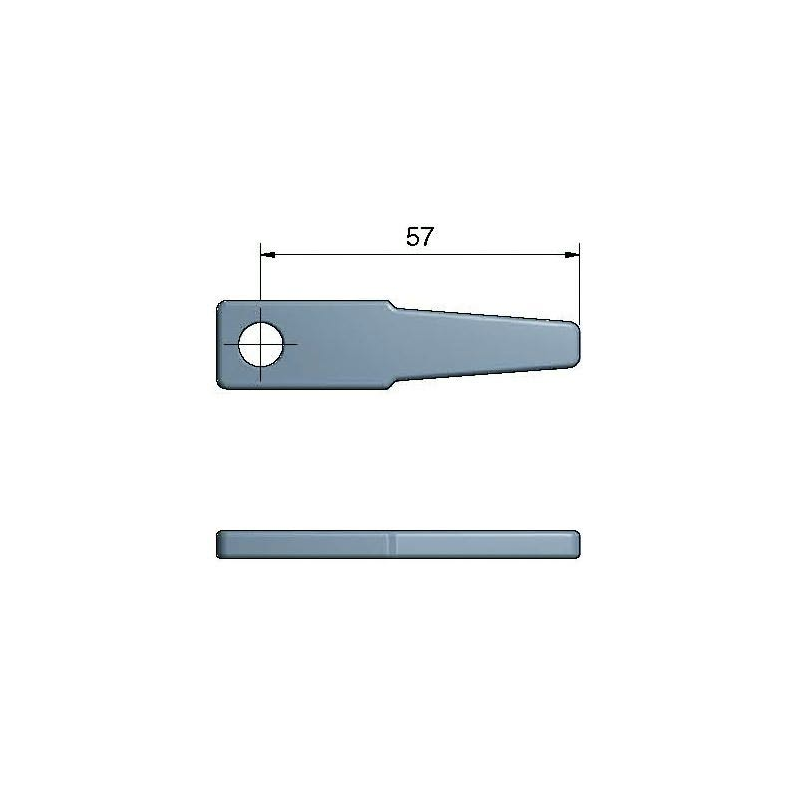 Drkbeslag 2" Rigel lang grip range 39-52mm