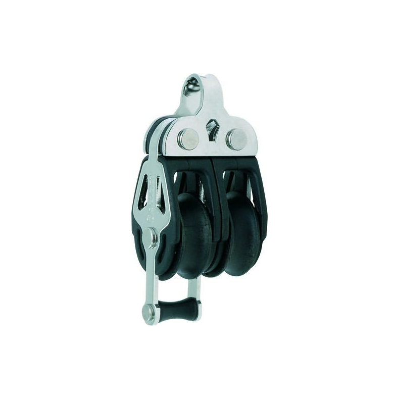 BBB20 blok Dobbelblok m/ hs 20mm, kugleleje bbb20