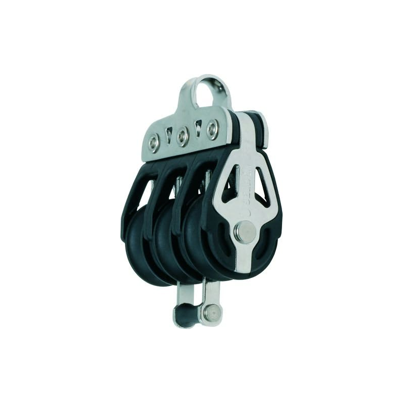 BBB20 blok Trippelblok m/ hs 20mm, kugleleje bbb20