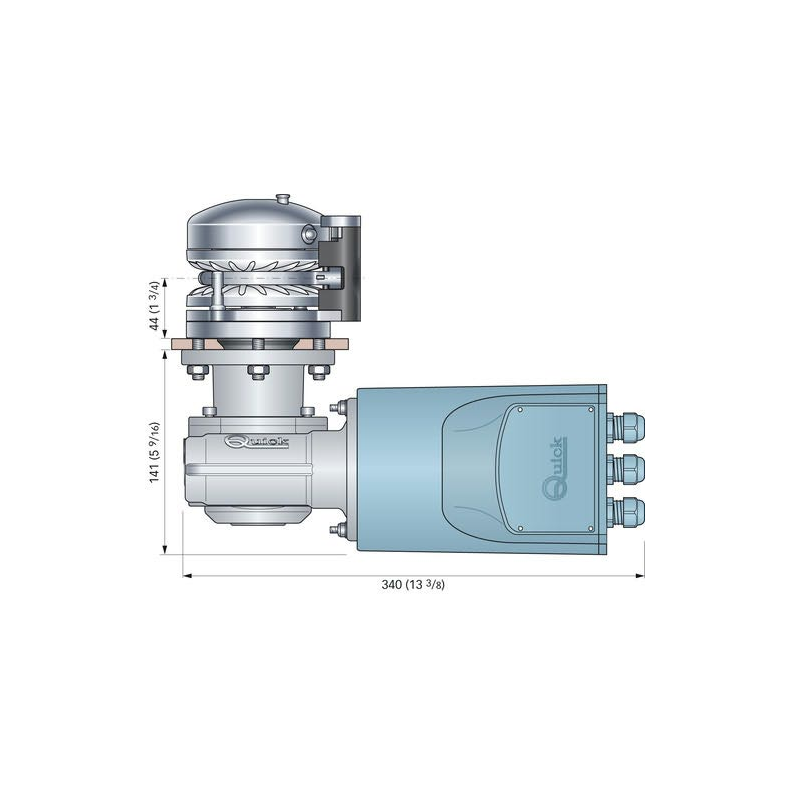 Balder agterankerspil 1200w 12v