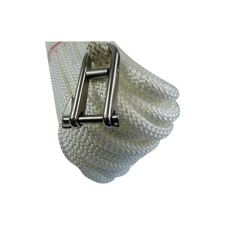 D1 dynema storf. m sjkel 10mm/35m hvid