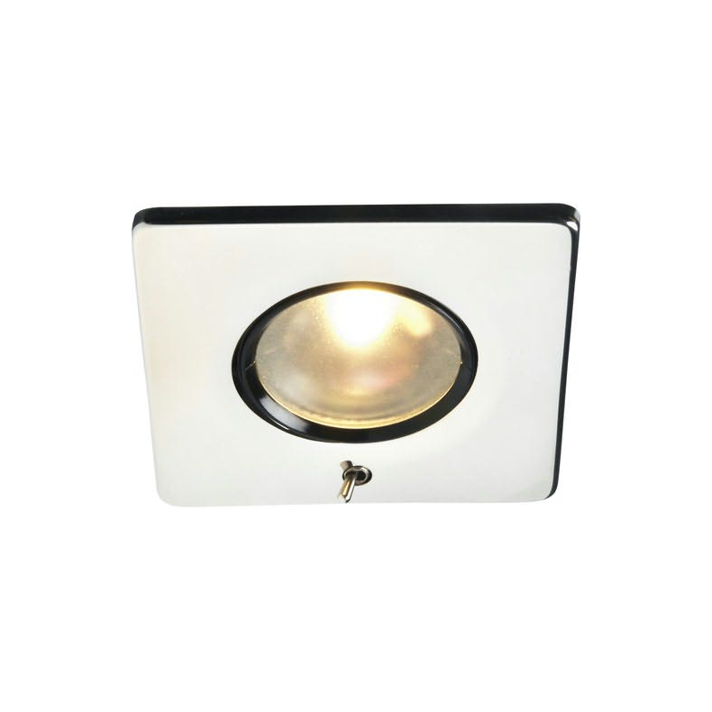 Down Light 70x70 mm Classic Line, Materiale Rustfrit, Overfladebehandlet Blankpoleret m/strmafbryder