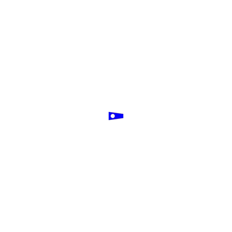 Signalflag, Protestflag, Dykkerflag, Broflag, Lodsflag Signalflag 30cm ciffer 2