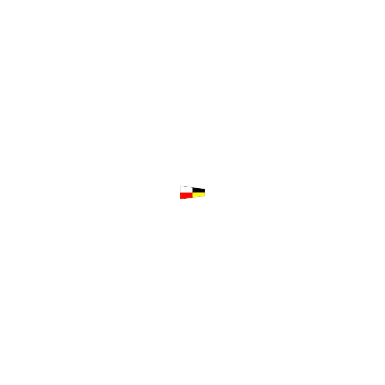 Signalflag, Protestflag, Dykkerflag, Broflag, Lodsflag Signalflag 30cm ciffer 9