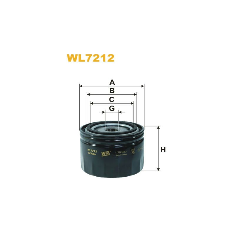 WIX Oliefilter WL 7212