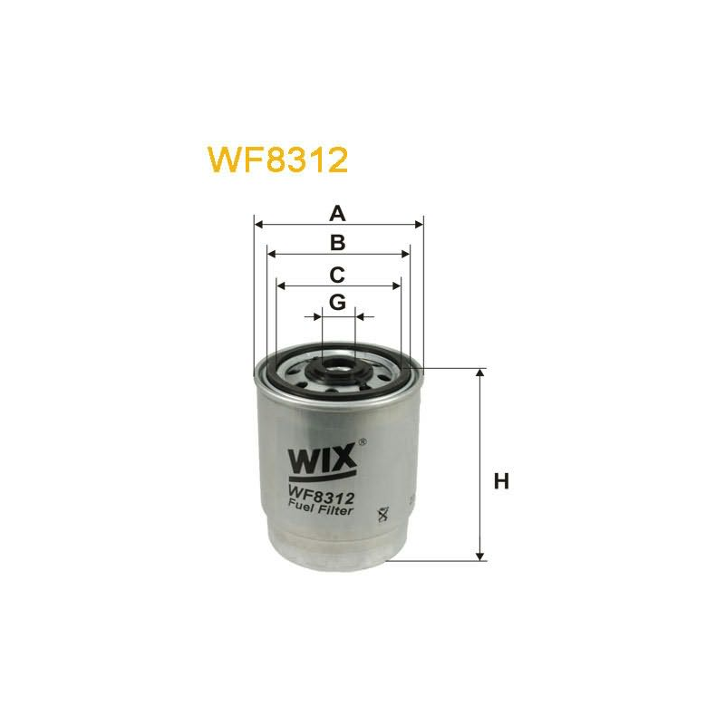 WIX Brndstoffilter WF8312