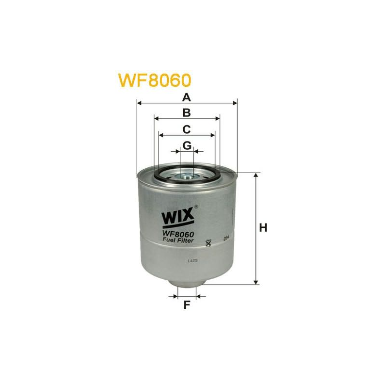 Brndstoffilter WF8060