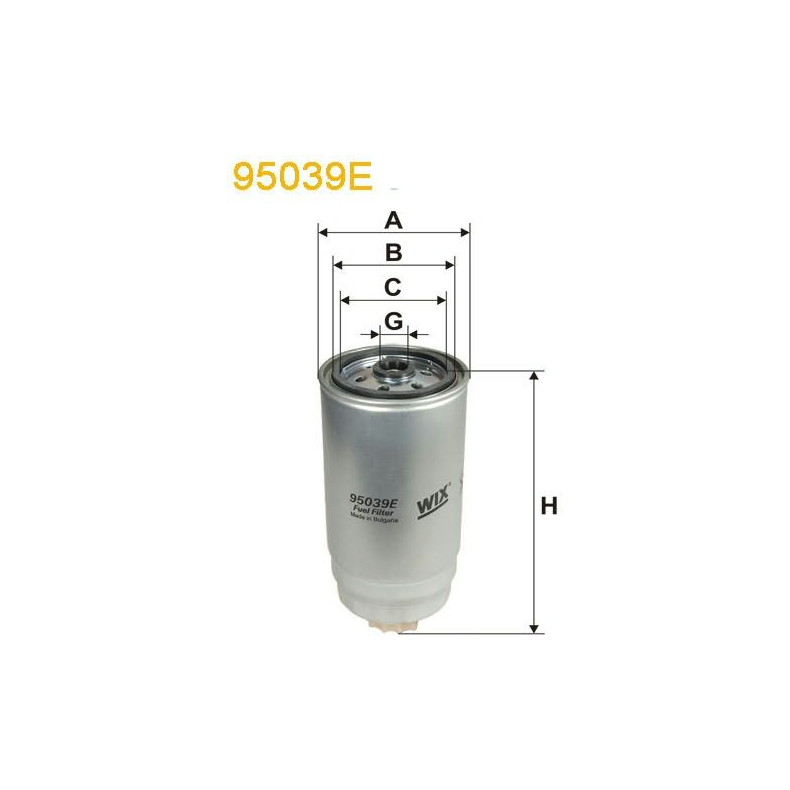 Brndstoffilter 95039E