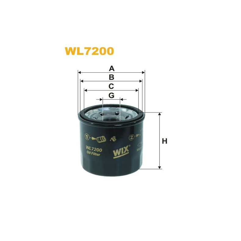 Oliefilter WL7200