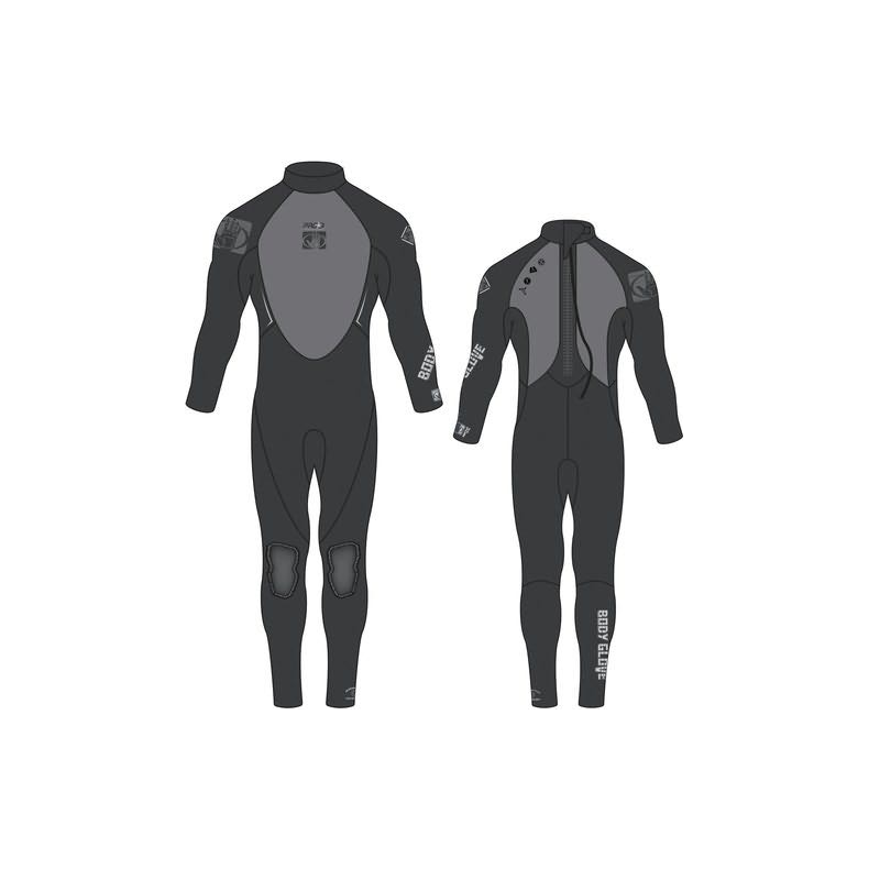 Vddr. bodyglove stmr 3/2 herr blk xl