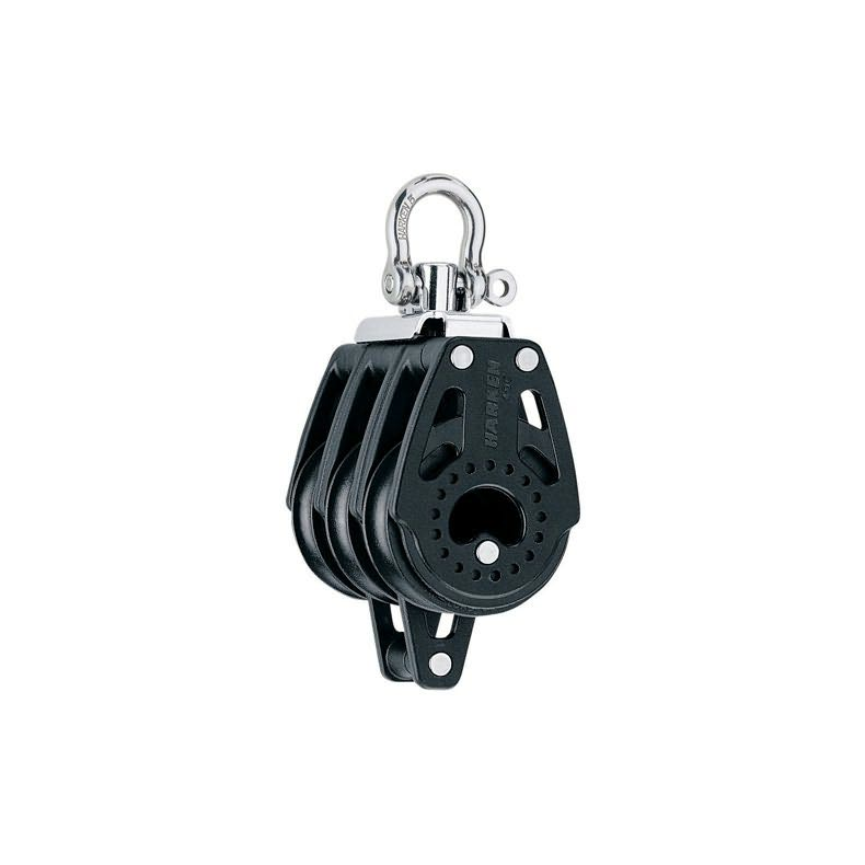 UDGET Blok carbo trippel 40 mm m/hundsvot