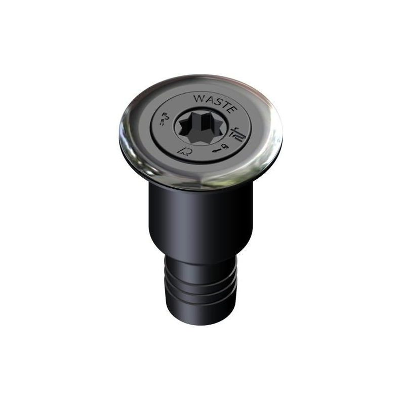 Dkspfyldning til hhv. diesel, benzin, waste og vand Dksgennemfring 38 mm waste