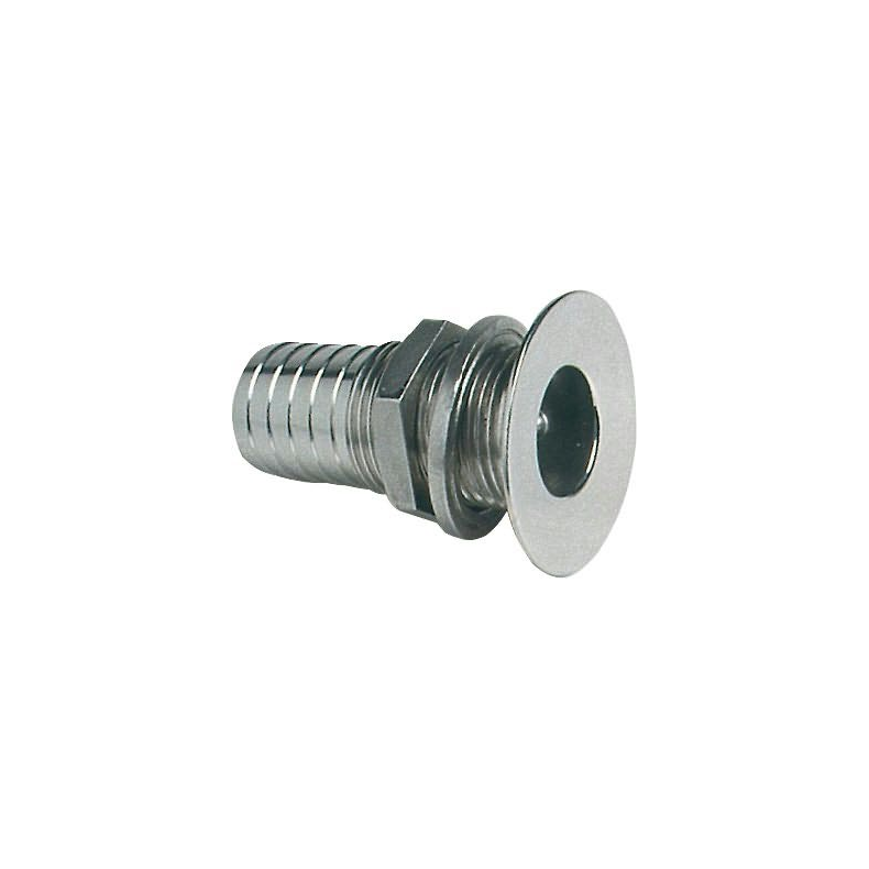 Skroggennemfring, plan S.s flush thru hull 3/4"x24