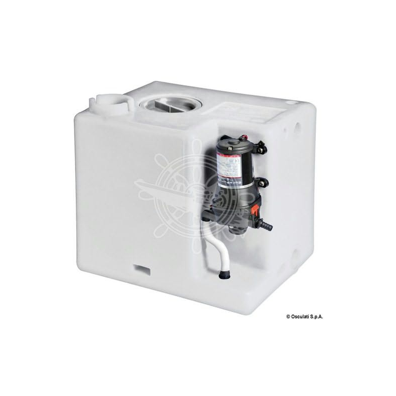 Vandtank 56/77/117 L, Bredde 350, Hjde mm 400, Indhold L 56, Lngde mm 450 (UDGET)