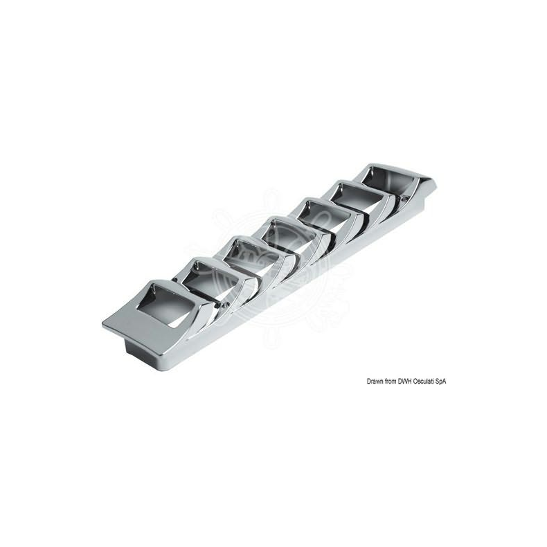 Ventilrist, strmlinet , Farve Krom