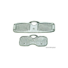 Alloy transom pad 316x100 mm