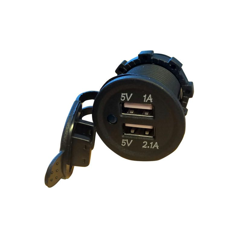 Usb-charger flushed double - Udget!