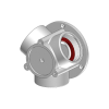 Y-connector 3-vejs hvid