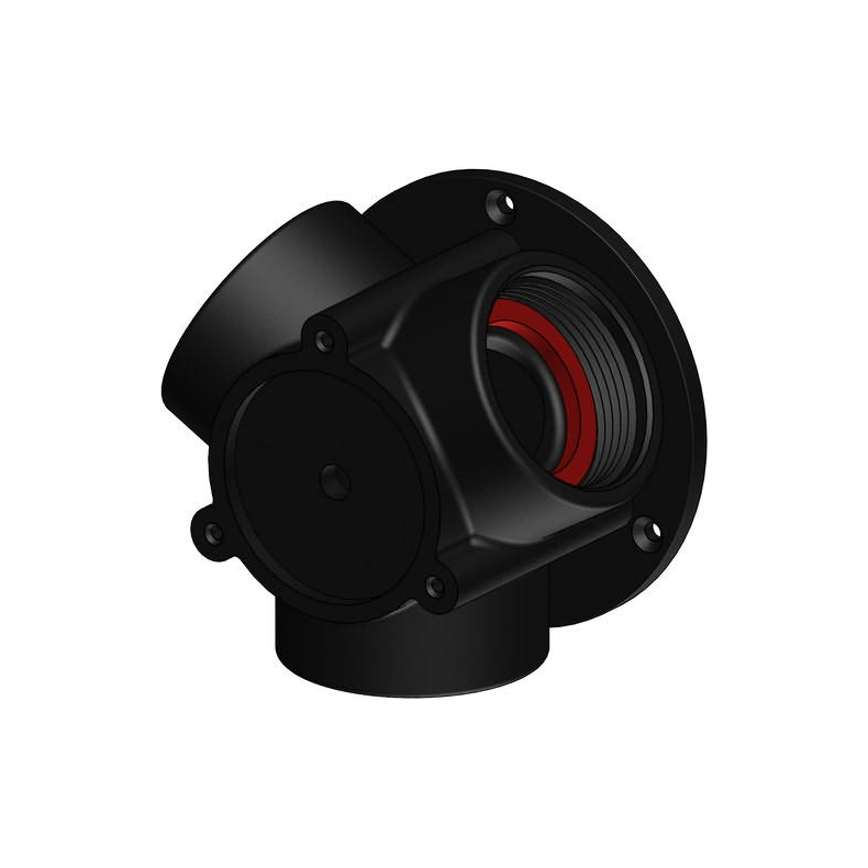 Y Kobling Y-connector 3-vejs sort